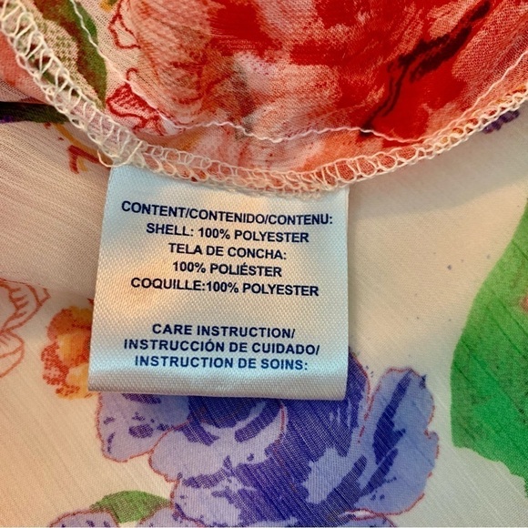 NWT Rachel Roy Wrap Robe L/XL Sheer Lightweight Flowy Boho Pink Purple Floral - Picture 13 of 15